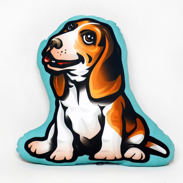 Beagle Dog Decorative Pillow Cushion Stuffed Doggy cuddly mascot