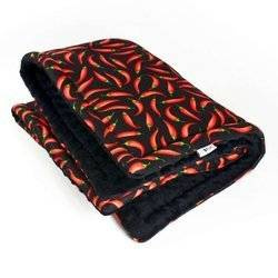 Premium Mat Plaid Blanket for the dog Red Hot Chili Psiakrew Design