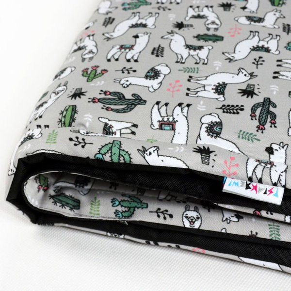 Waterproof Mat for the dog, puppy, cat Llama Psiakrew Design