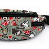 Fanny Pack Bull Terrier Gourmet Gray Hip Bag Psiakrew