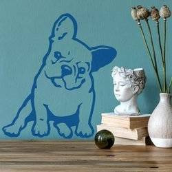 Wandtattoo Hund Frenchie Melancholie Wanddekoration für ein Kinderzimmer für einen Hundeliebhaber