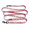 Dog Leash Watermelon width 2 cm wide, black snap hook 7 cm