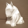 Sculpture Bull Terrier White