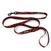 Dog Leash Red Hot Chili width 2 cm 0.78 ", black extras