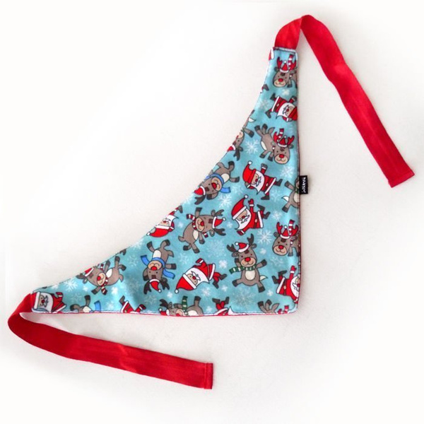 Premium Dog Bandana Santa b-boy handkerchief style to tie around your pet’s neck