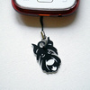 Scottish Terrier dog pendant, phone tag, charms
