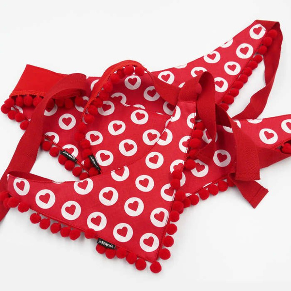 Dog Bandana I Love Psiakrew handkerchief style to tie around your pet’s neck