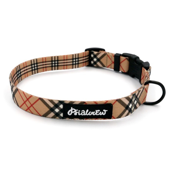 Verstellbares Halsband Dogberry Psiakrew, 2cm breit, schwarze Beschläge