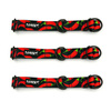 Half-choke collar Red Hot Chili, 2.5 cm wide, medium and big dogs, black extras