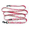 Dog Leash Watermelon width 2 cm wide, black snap hook 7 cm
