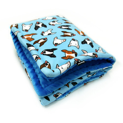 Dog Blanket Bull Terriers Psiakrew, Mat, Minky fleece plaid