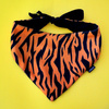 Premium Dog Bandana Tiger, Animal Print handkerchief style to tie around your pet’s neck