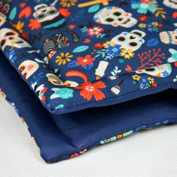 Waterproof Mat for the dog, puppy, cat, Día de los Muertos, Psiakrew Design