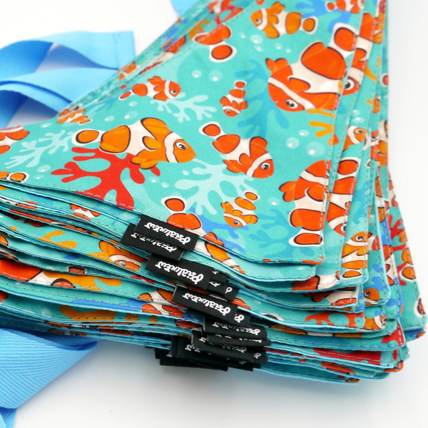 Blue Lagoon Psiakrew Bandana, gebundenes Taschentuch, Baumwollschal