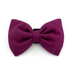 Śliwkowa Muszka dla psa mucha ozdoba prezent dla pupila