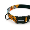 Dog Collar Psiakrew Wild Animals 2.5 cm, 1"  wide, black extras