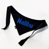 Bandana with the name of the Dog Psiakrew, personalized tied handkerchief, black bandana scarf