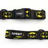 Dog Collar Psiakrew Bat Dog 2.5 cm, 1"  wide, black extras