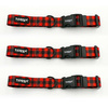 Dog Collar Psiakrew Lumberjack 2.5 cm, 1"  wide, black extras