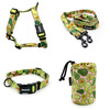 ACCESSORY KIT. Small dog. Guacamole Time Psiakrew Series; Collar, Harness, Leash, Sachet for dog treats