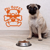 DOG BUFFET decorative and information wall decal Psiakrew