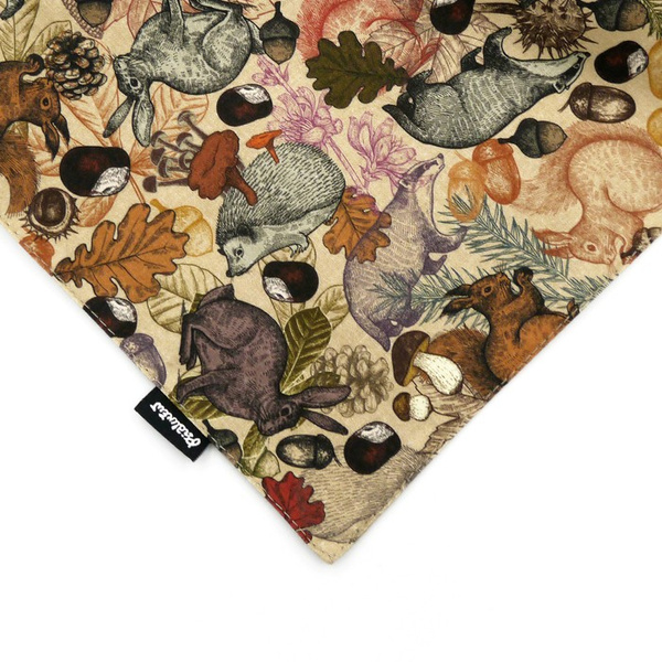 Forest Treasures Psiakrew Bandana, gebundenes Taschentuch, Baumwollschal