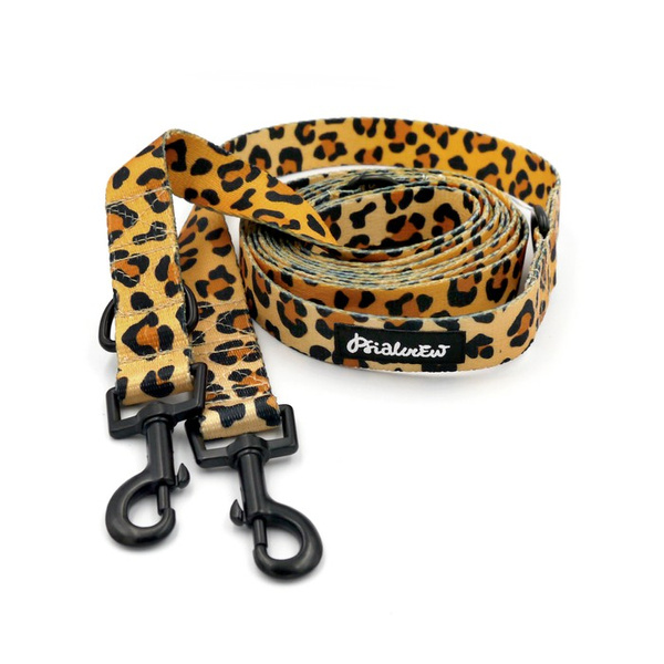 Dog Leash Tarzan width 2.5 cm, 1"  wide, snap hook black 6cm