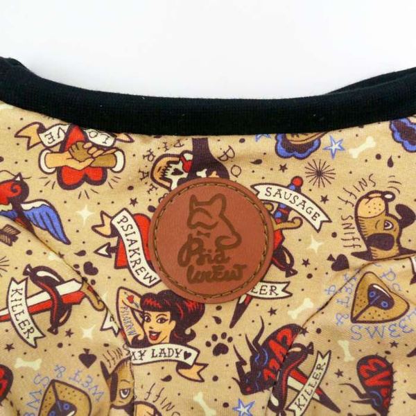 T-shirt for Dog Dog Tattoo Psiakrew, tattoo print