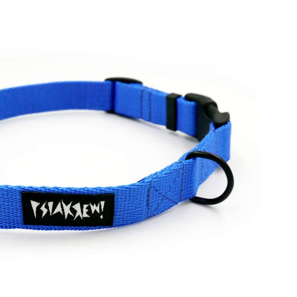 Blue Collar for dog Psiakrew, 2 cm 0.78" wide, for smaller dogs