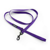 Purple Dog Leash width 2 cm 0.78 ", black extras