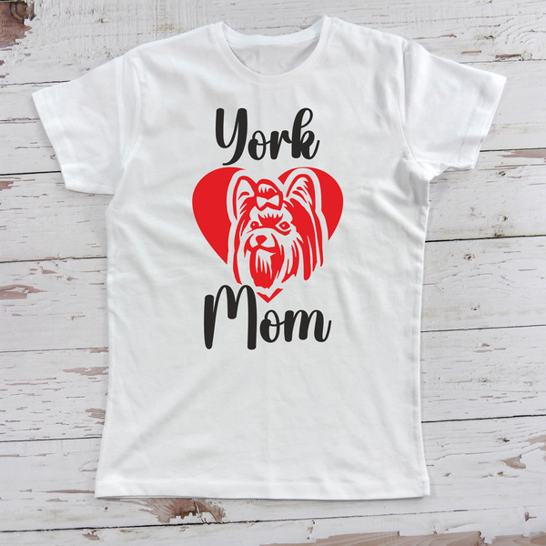Personalizowana Koszulka damska z Psem rasy Yorkshire Terrier Psiakrew