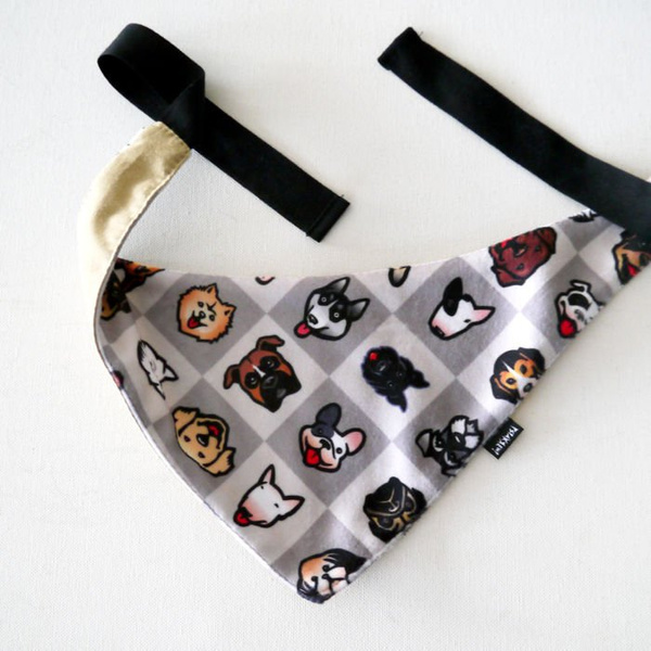 Premium Dog Bandana Puppy Dogs handkerchief style to tie around your pet’s neck
