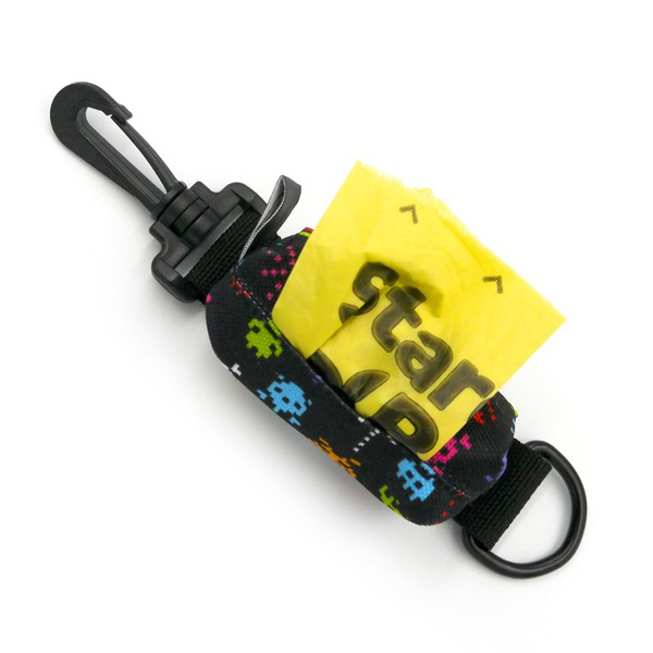 Pouch for poop bags Invaders Psiakrew