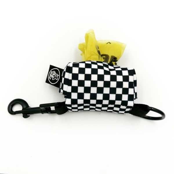Pouch for poop bags Checker Psiakrew