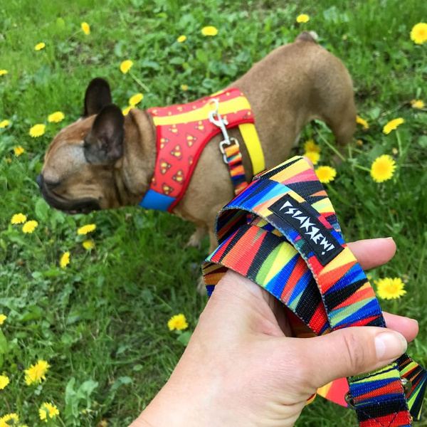 Dog Harness Super Dog, colorful print, Always Feeling Cool, Super Soft Psiakrew