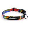Dog Collar Colorful Thicket Psiakrew, 2 cm 0.78" wide, for smaller dogs black extras
