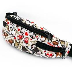 Hip Bag Bull Terrier Gourmet white Hip Bag EBT Psiakrew