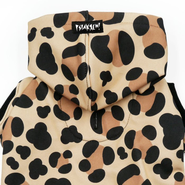 Bluza dla Psa z kapturem Leopard