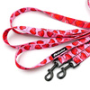Long Dog Leash Lollipops Psiakrew width 2 cm (0.78"), black snap hook 6 cm