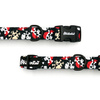 Dog Collar Psiakrew Pirates, 2 cm 0.78"  wide, for smaller dogs black extras