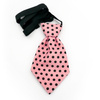 Pink Polka Dot Dog Tie by Psiakrew