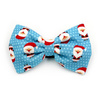 Christmas Dog Bow Tie- Santas, Pet Bow Tie, Bowtie, Collar Attachment