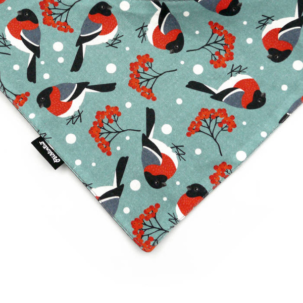 Dog Bandana Under the Rowan Psiakrew handkerchief style to tie around your pet’s neck