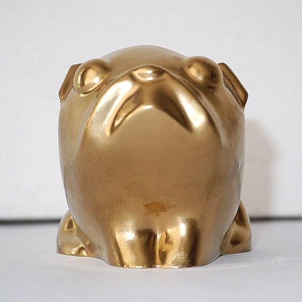 Sculpture Pug Mops Carlin My Golden Sweetness