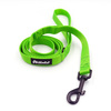 Lime Dog Leash width 2 cm 0.78 ", black extras   