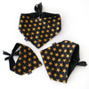 Christmas Black Dog Bandana Stars handkerchief style to tie around your pet’s neck