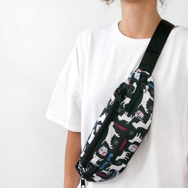 Fanny Pack, Hip Bag Bull Terrier, EBT Dogs Bum Bag, dog walking bag Psiakrew