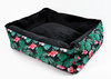 Bed for dog, Bedding for pets, Tropical Monstera, Psiakrew Design