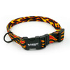Dog Collar Psiakrew Dog On Fire, 2 cm 0.78" wide, for smaller dogs, black extras