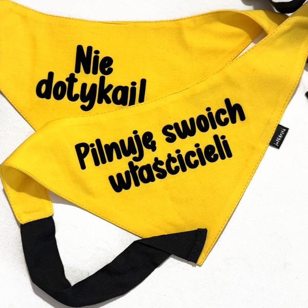 Psiakrew Bandana für den Hund DON'T TOUCH!